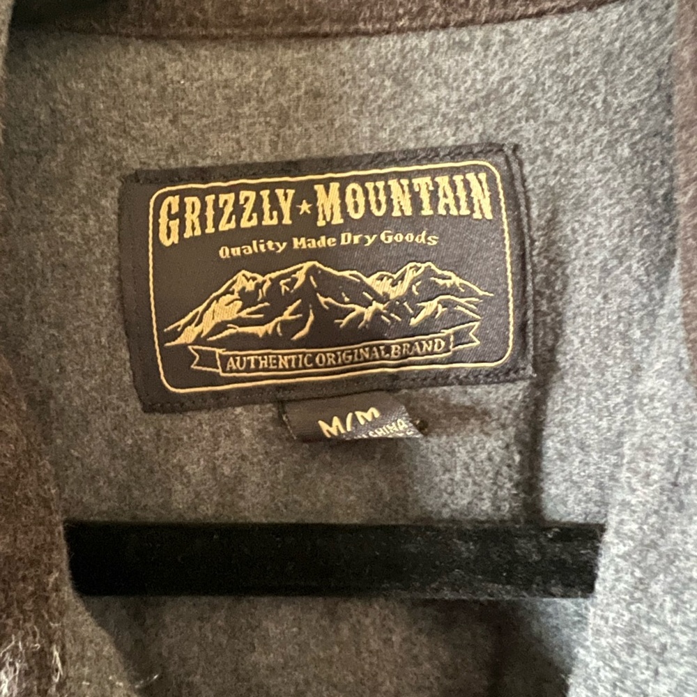 Grizzly mountain flannel size M blue - Picture 3 of 3